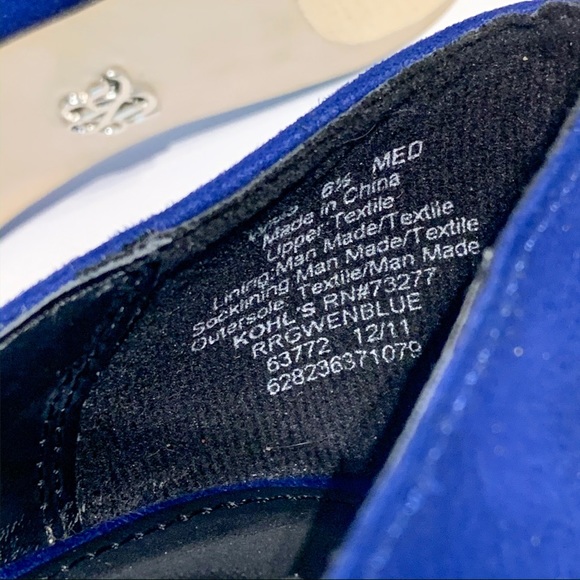 Rock & Republic Royal Blue Heel / Pump Sz 6 1/2 - Picture 8 of 8